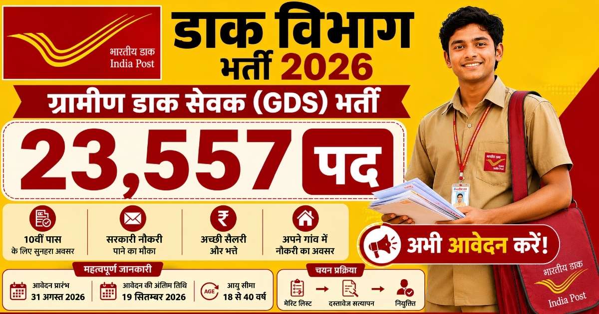 India Post Office GDS Bharti 2026